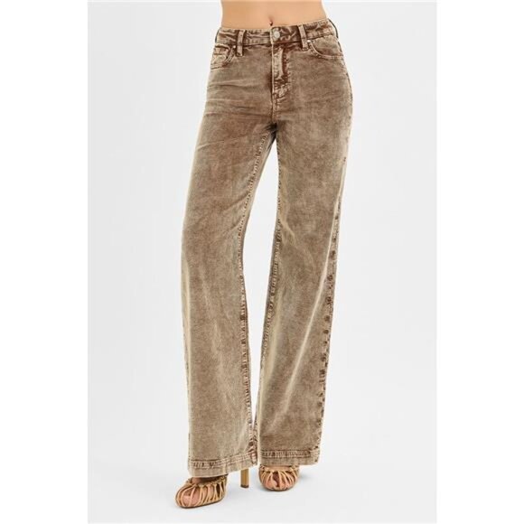 RISEN High Rise Wide Leg Corduroy Jeans - Picture 3 of 6